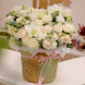 BIG 29 Basket with peonies, peony roses, mattiola and amaryllis