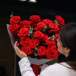 An incredible bouquet of roses and occipitalum BIG 124