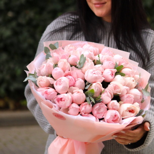 BIG 80 Mono bouquet of peony roses