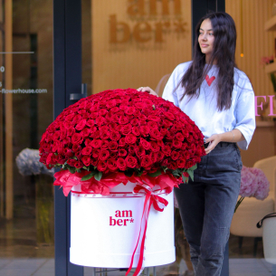 Flower box of 501 roses BIG 56