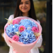Bouquet with hydrangeas, dahlias and astilbe BOUQUET 318