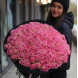 MONO 124 Monobouquet of pink roses