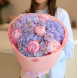 BOUQUET 103 Bouquet with hydrangeas, peonies and mattiola