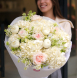 BOUQUET 49 Bouquet with peony roses, peonies, lilac, freesia and hydrangeas