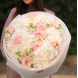 Bouquet with hydrangeas, peony roses and matiola BOUQUET 276