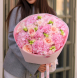 BOUQUET 183 Bouquet with hydrangeas, freesia, peony roses and bush rose