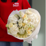 Bouquet with royal protea, hydrangeas, peonies and ranunculus BOUQUET 77