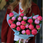Monobouquet of two varieties of peonies MONO 113