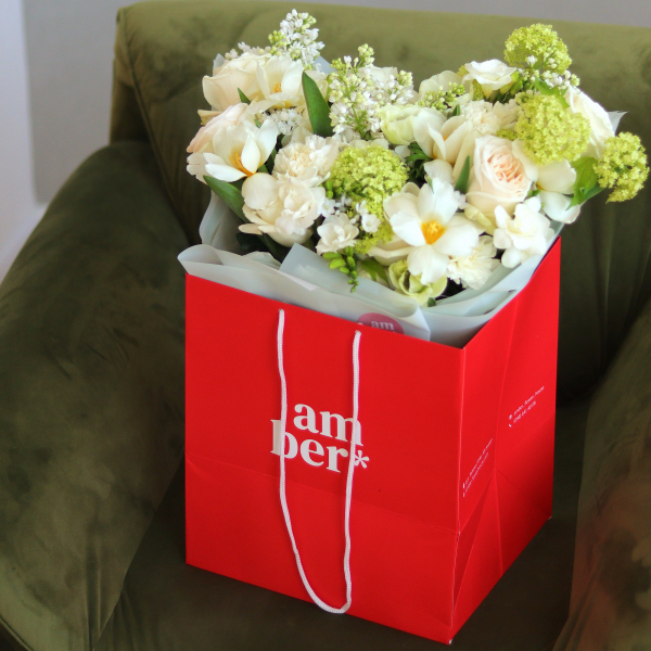 Букет з анемонами, тюльпанами, гортензією та бузком BOUQUET 20
