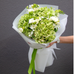 Bouquet with hydrangea, freesia and oxypetalum BOUQUET 158