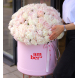 FLOWER BOX 63 Квіткова композиція з 151 півонії