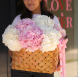  Кошик з гортензій FLOWER BOX 72