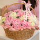 FLOWER BOX 30 Basket of mono hydrangeas