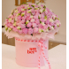 FLOWER BOX 76 Flower arrangement with peonies and freesias in size XL