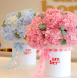 FLOWER BOX 04 Композиція в коробці з гортензій