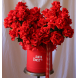 FLOWER BOX 05 Композиція з вивернутої трояндочки. На фото розмір L