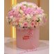 FLOWER BOX 46 Floral arrangement in size XXXL with hydrangeas, peony roses, lilac and freesia