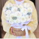 FLOWER BOX 12 Квіткова композиція в кошику з жоржин