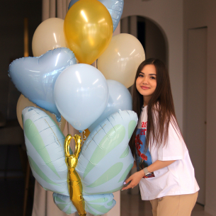 BALLOONS 28 Набір з метеликом