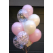 Set of balloons white and pink BALLOONS 23