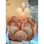 Набір кульок рожевий з мишкою BALLOONS 24