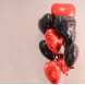 Набір з 10 фольгованих кульок сердечок BALLOONS 02