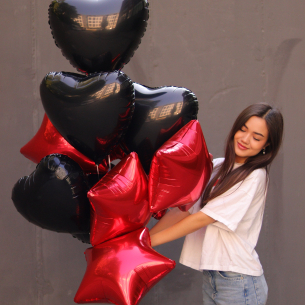 Набір з 11 фольгованих BALLOONS 13