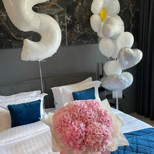 Набір кульок в білих тонах BALLOONS 03