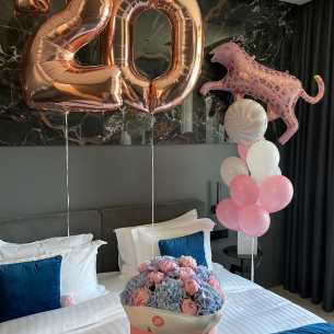 Набір кульок з леопардом BALLOONS 11