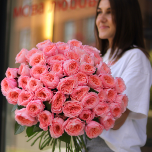 Monobouquet of peony roses MONO 106