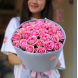 Monobouquet of pink roses MONO 147