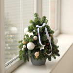 Decorative Christmas tree made of Dutch pine 45 cm high Christmas decor 06
