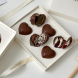 CHOCOLATE 10 Шоколадні цукерки серця 6 штук